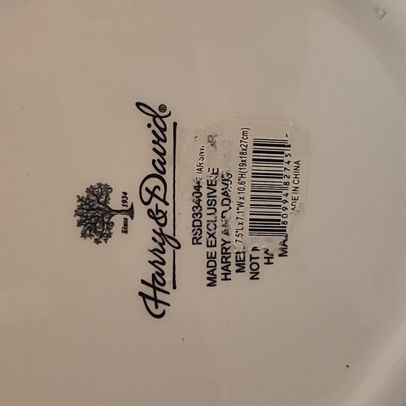 Harry and David Snowman Cookie Jar Storage Container - Picture 8 of 8